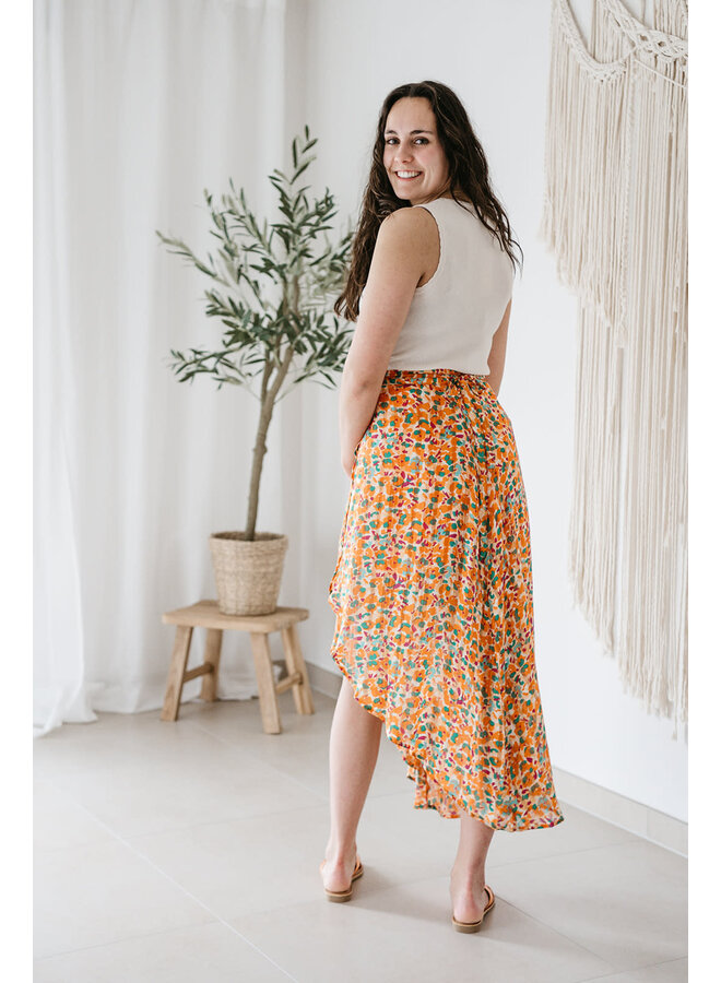 Rosy Flower Skirt