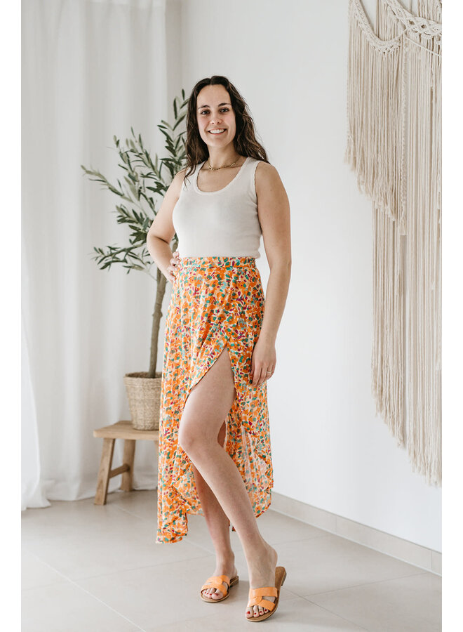 Rosy Flower Skirt