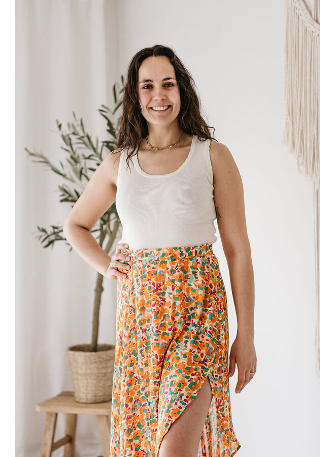 Rosy Flower Skirt