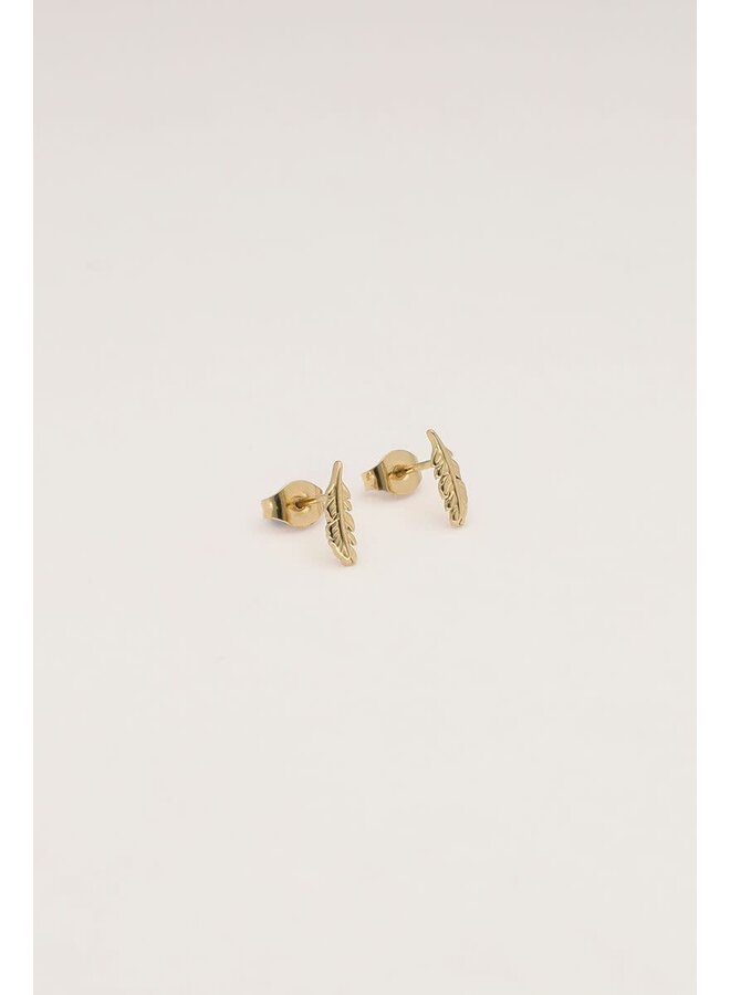 Studs met Veertje Goud