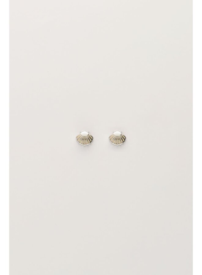 Studs Schelp Zilver