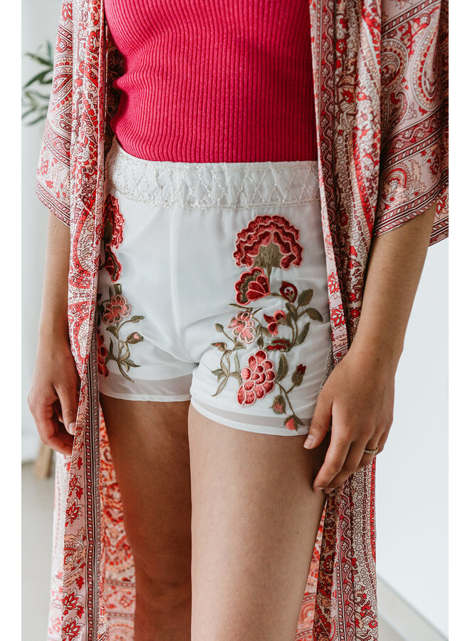 Fie Embroidered Shorts