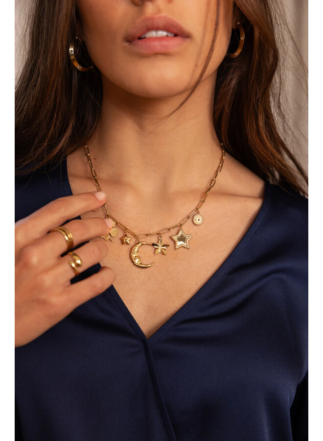 Starry Schakelketting met Bedels