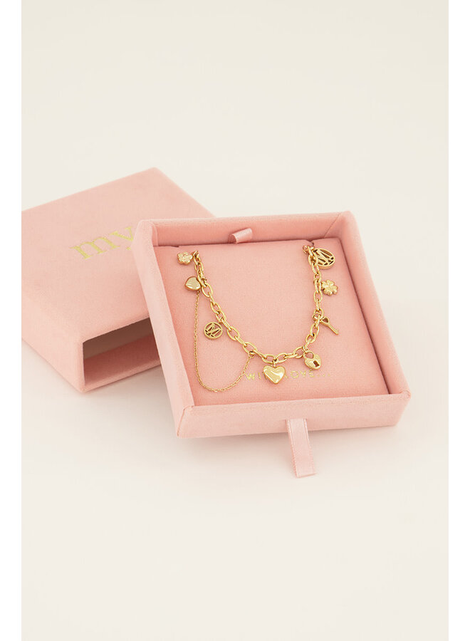 Love Life Ketting Goud