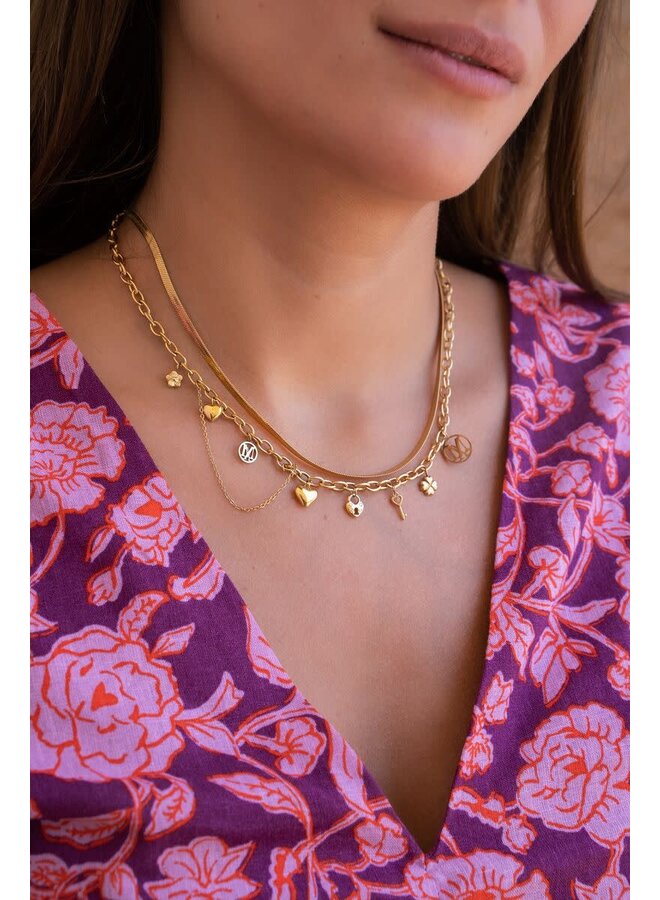 Love Life Ketting Goud