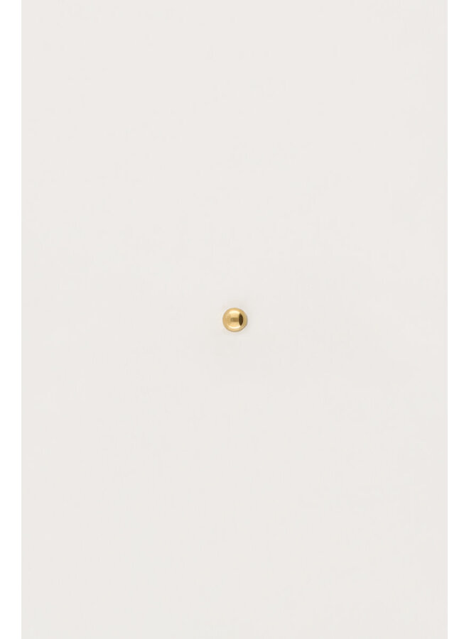 Iconic Oor Piercing met Knopje Goud