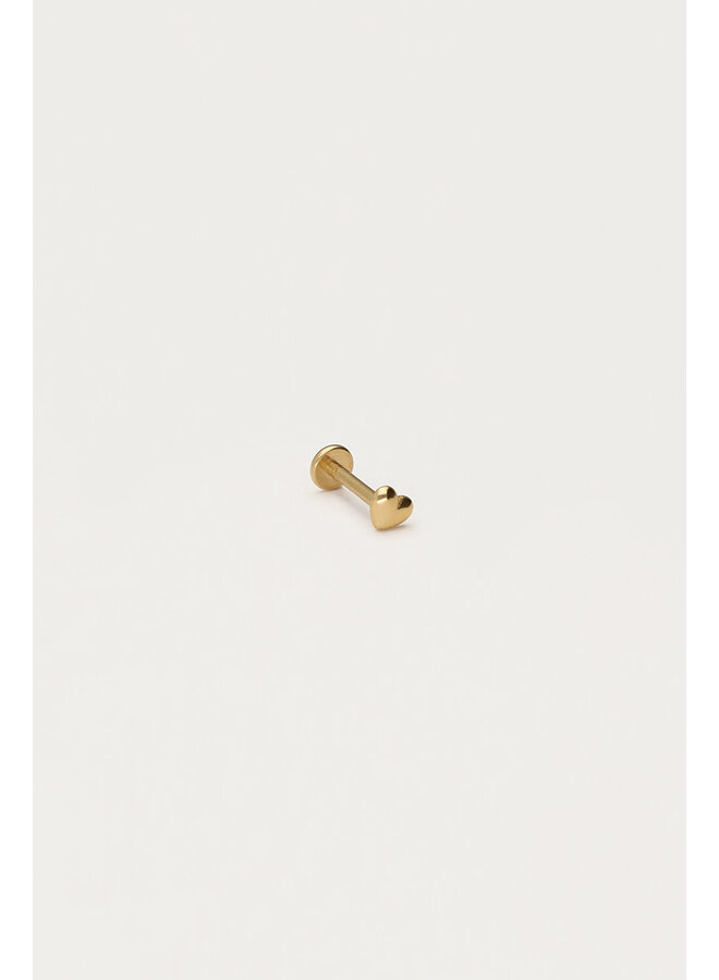 Iconic Oor Piercing met Hart Goud