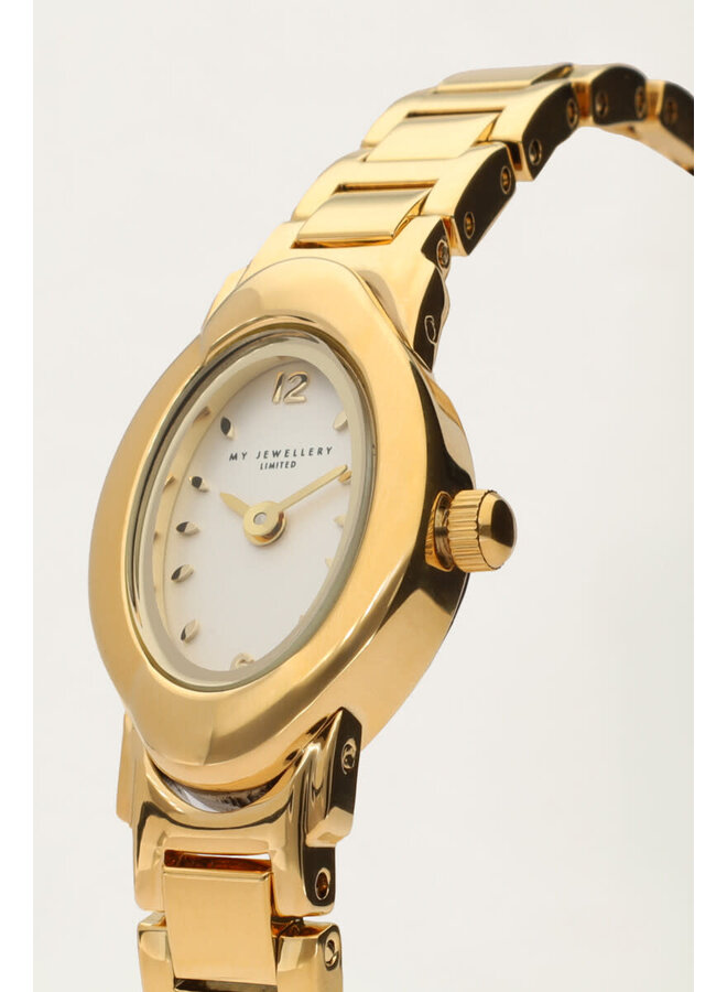 Iconic Horloge Ovaal Goud