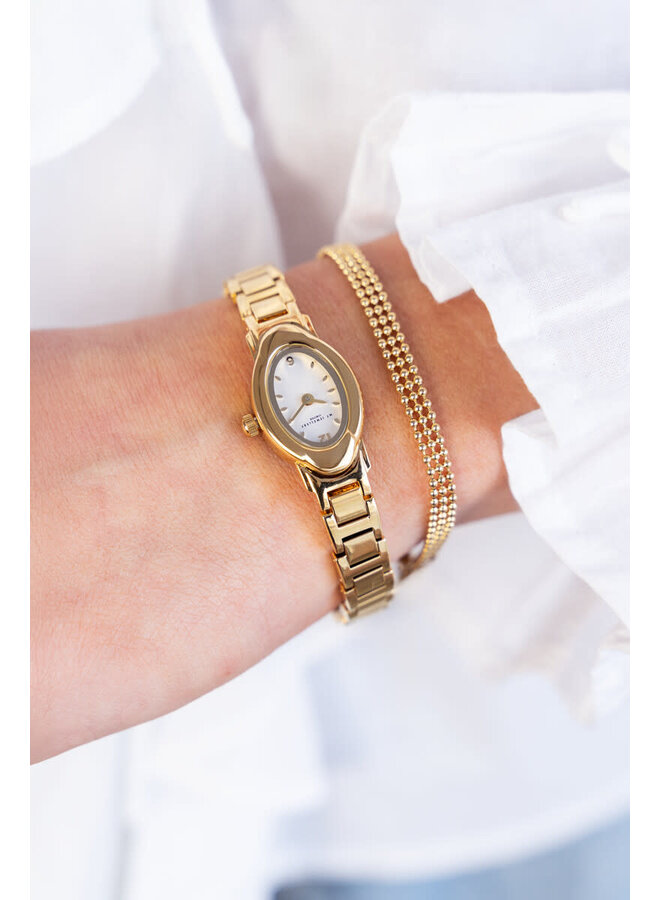 Iconic Horloge Ovaal Goud