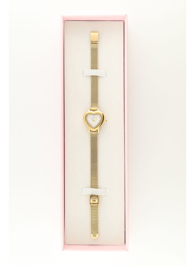Love Horloge met Hartje Goud