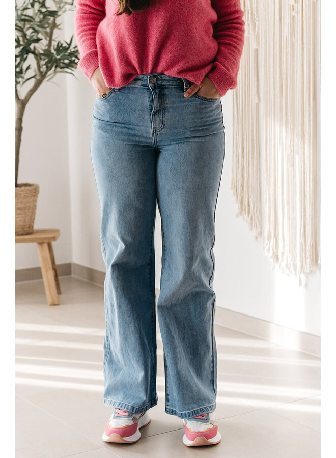 Gabriel Full Length Wide Jeans JD378L-4