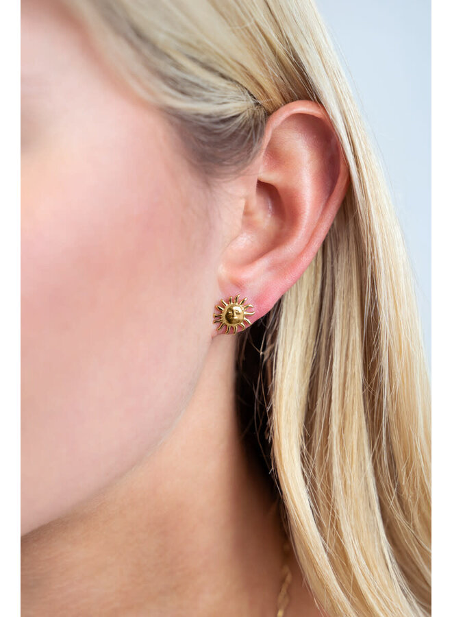 Studs Zon & Gezicht Goud