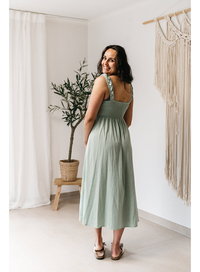 Claire Long Green Dress