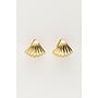 Oorbellen Driehoekige Strepen Goud
