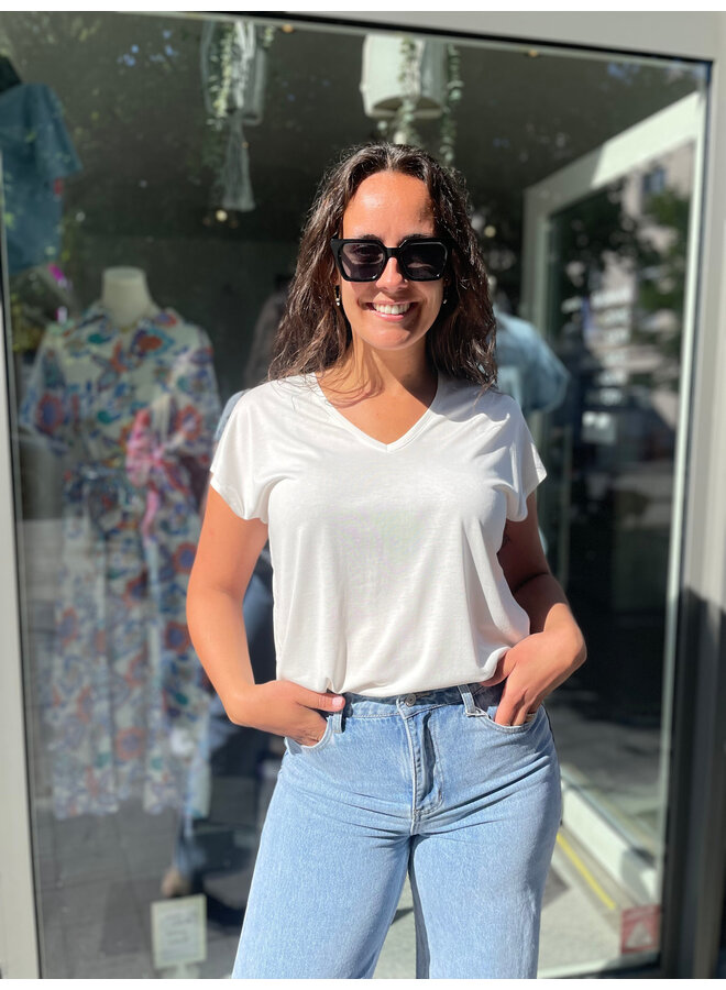 Fenna Basic T-Shirt White