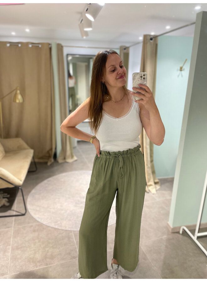 Louise Basic Top White