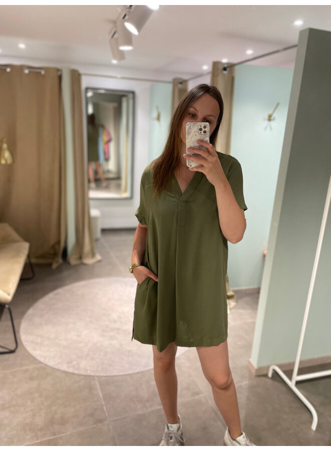 Estée Dress Green