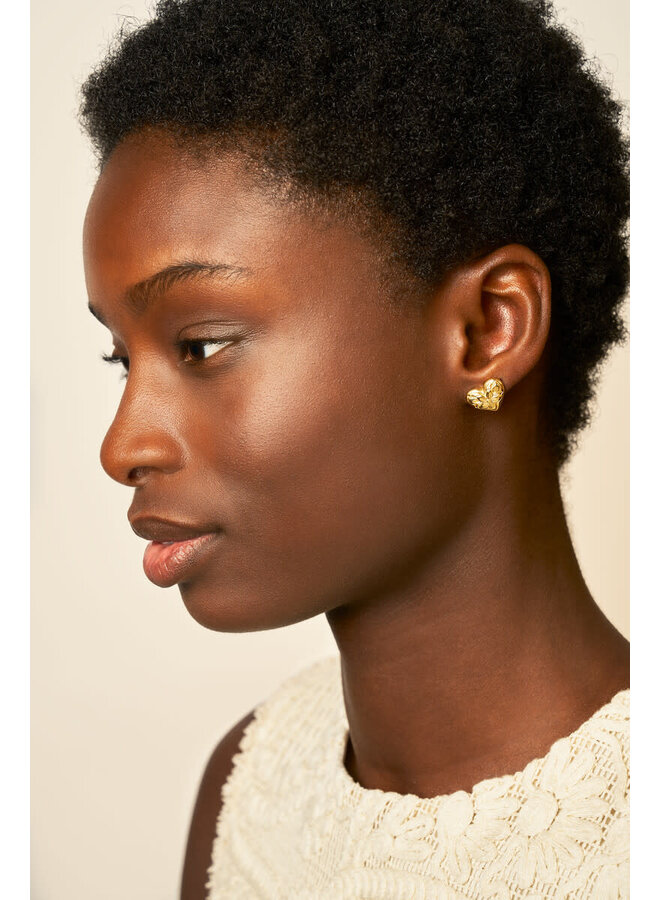 Botanical Studs Bloemen Hart Groot