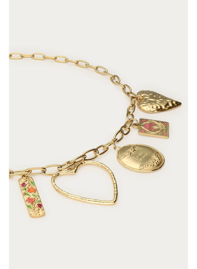Botanical Statement Bedel Ketting Goud