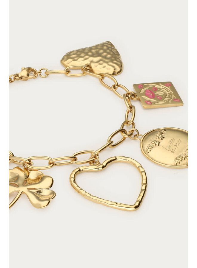 Botanical Statement Bedel Armband Goud
