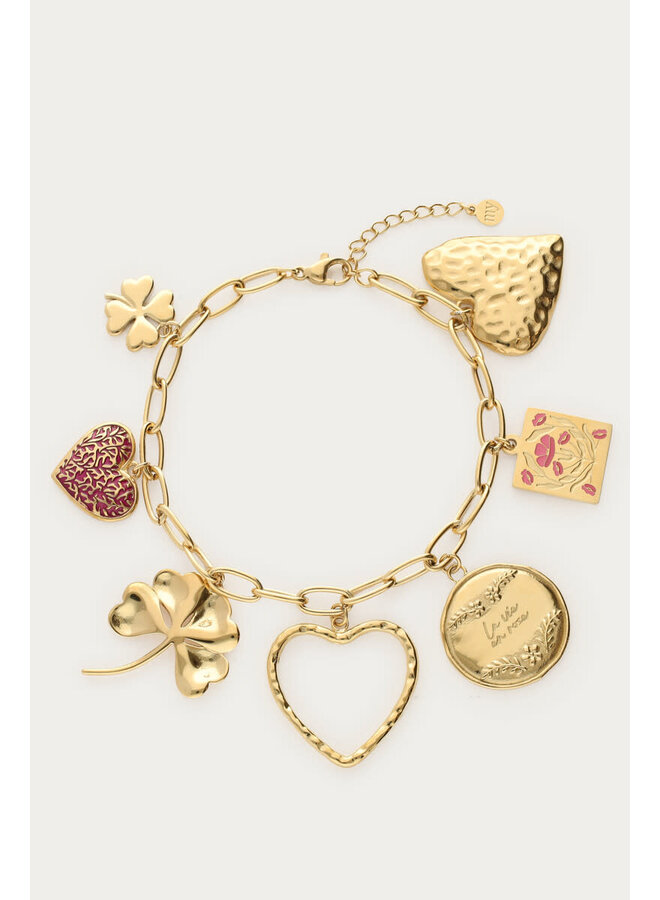 Botanical Statement Bedel Armband Goud