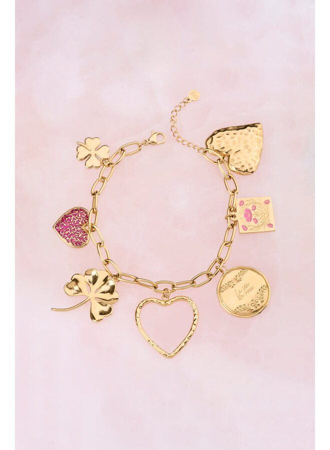 Botanical Statement Bedel Armband Goud
