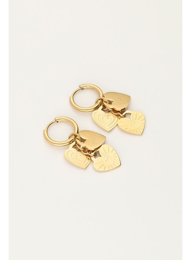 Candy Couture Oorbellen Goud