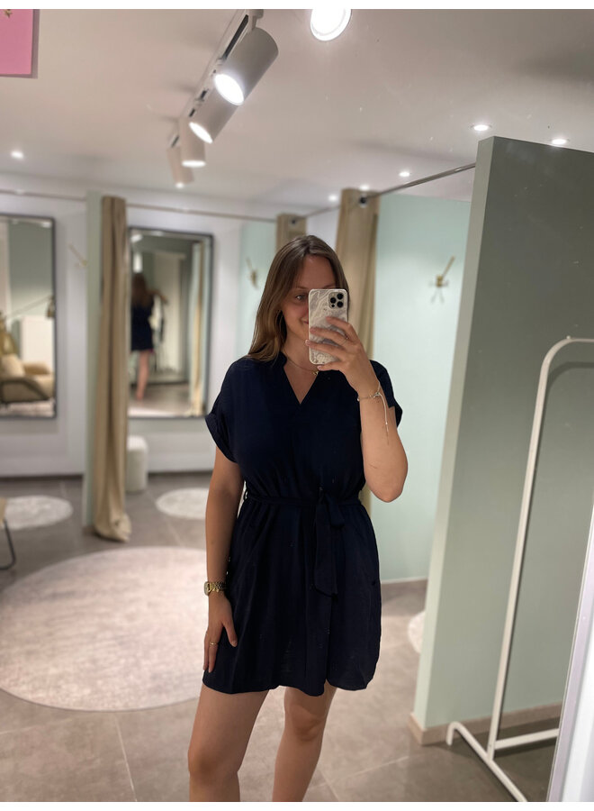 Billy Dress Dark Blue