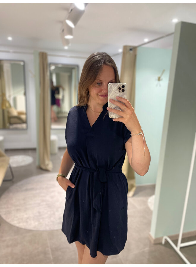 Billy Dress Dark Blue