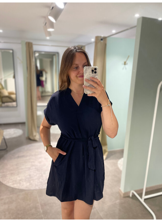Billy Dress Dark Blue