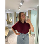 Raya Top Dark Burgundy