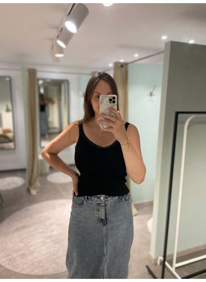 Louise Basic Top Black