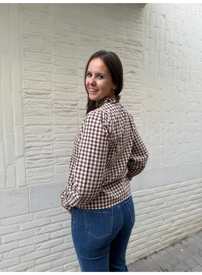 Stella Checkered Blouse