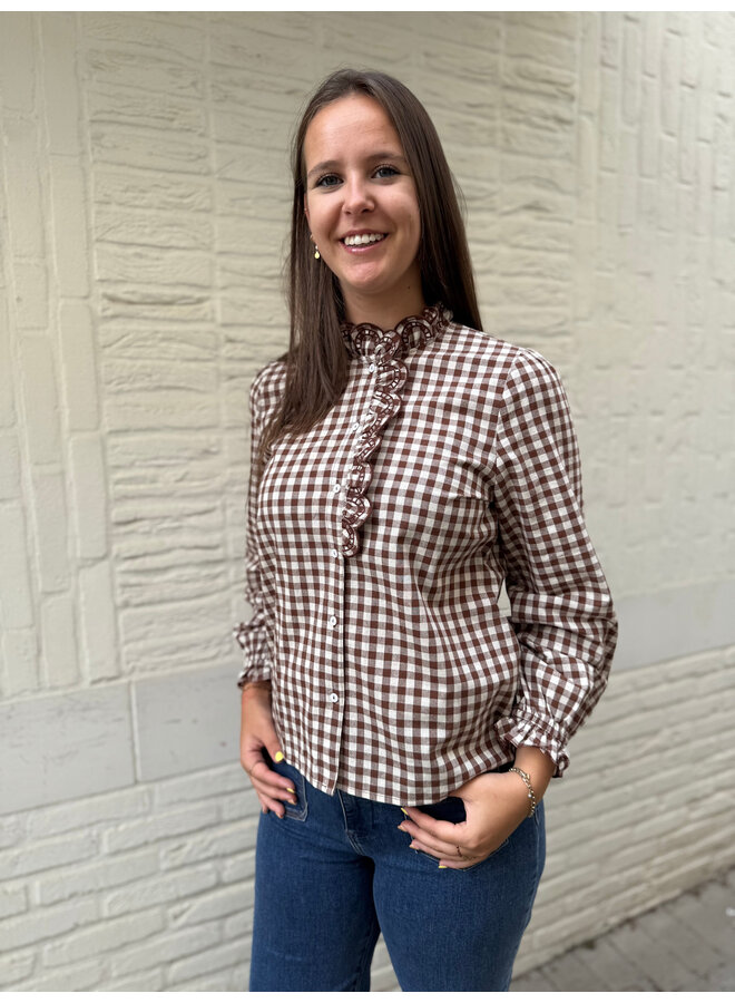 Stella Checkered Blouse