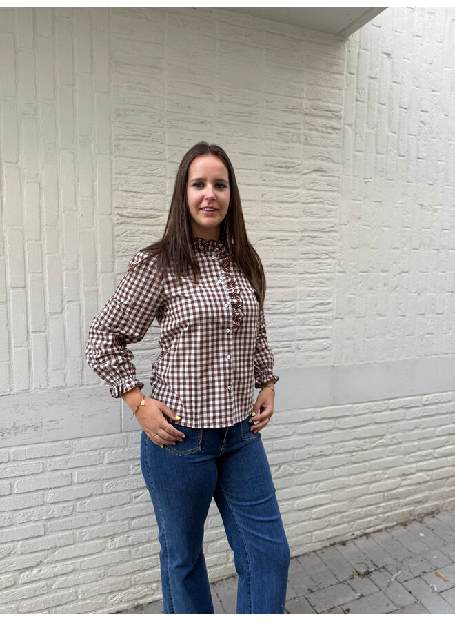 Stella Checkered Blouse