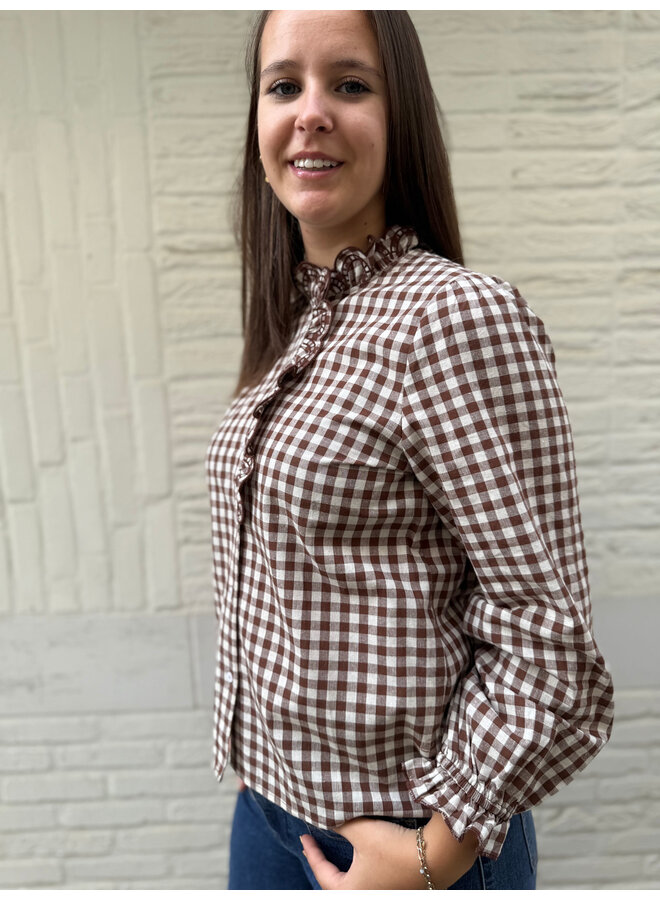 Stella Checkered Blouse