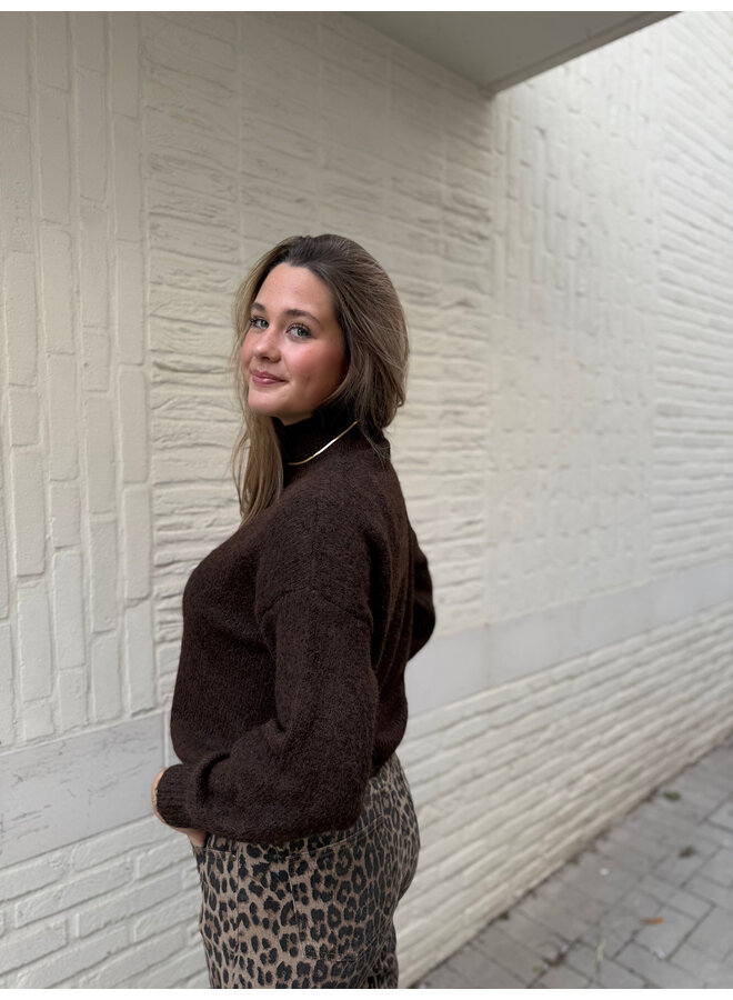 Lilly Knit Dark Brown
