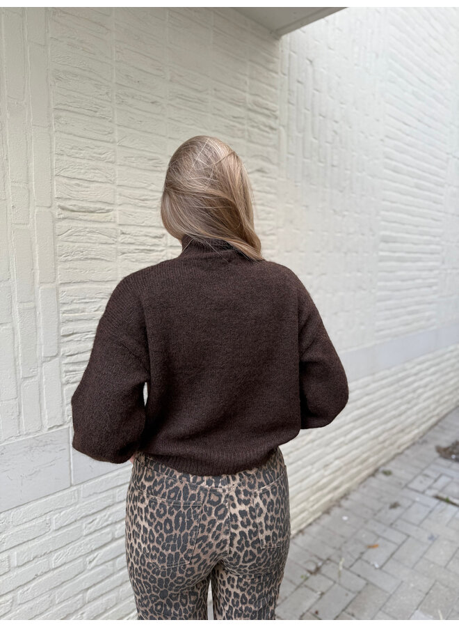 Lilly Knit Dark Brown