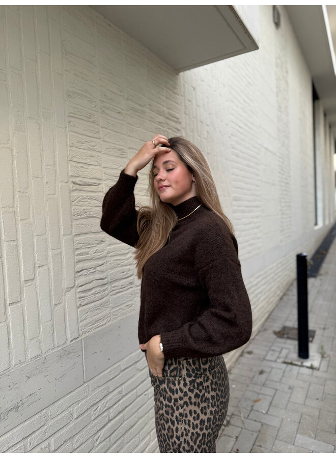 Lilly Knit Dark Brown