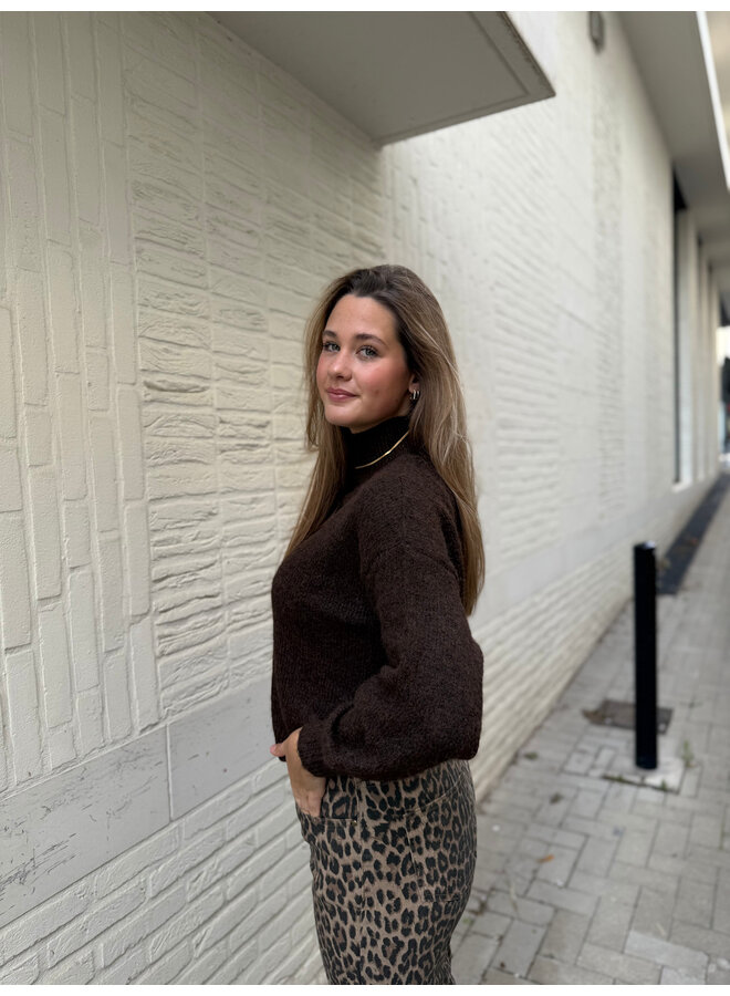 Lilly Knit Dark Brown