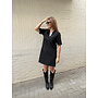 Yalenka Denim Dress Black