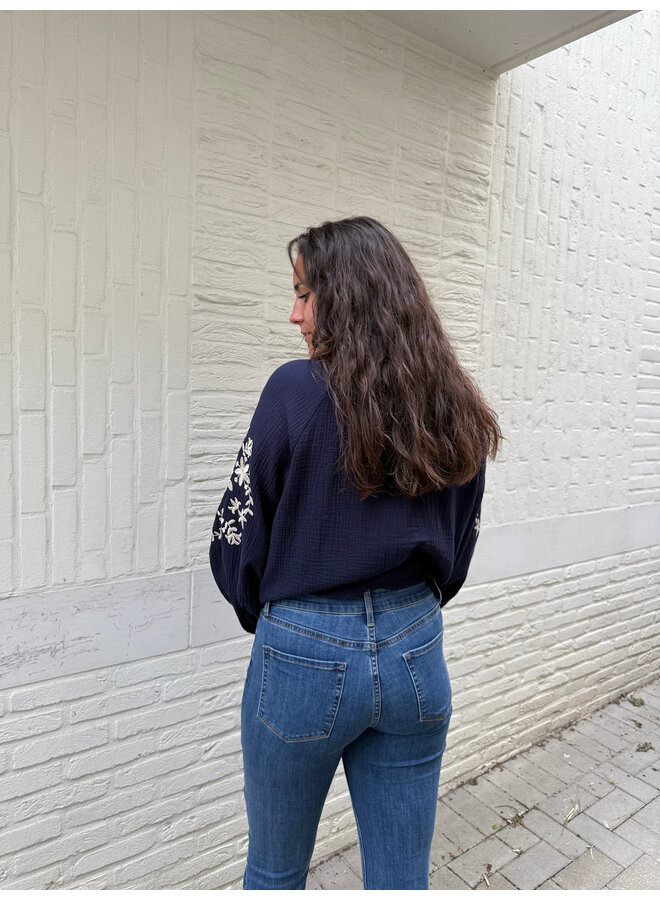 Tess Blouse Dark Blue