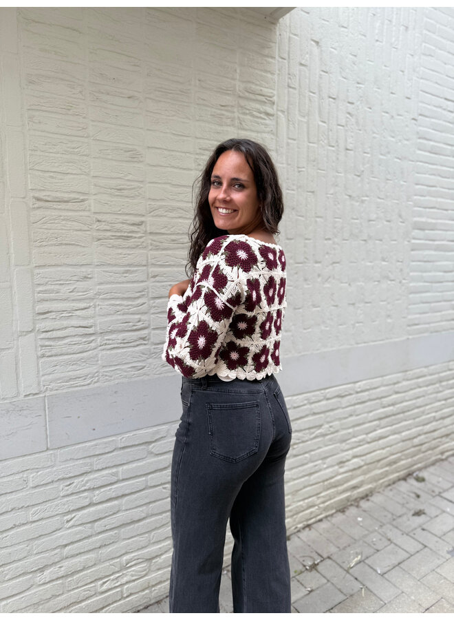 Aster Embroidered Knit