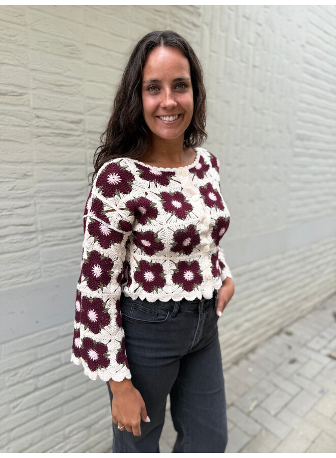 Aster Embroidered Knit