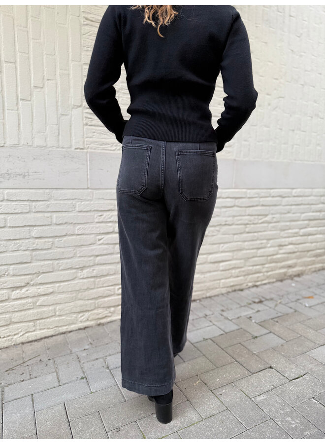 Violette Ankle Wide Petite Grey