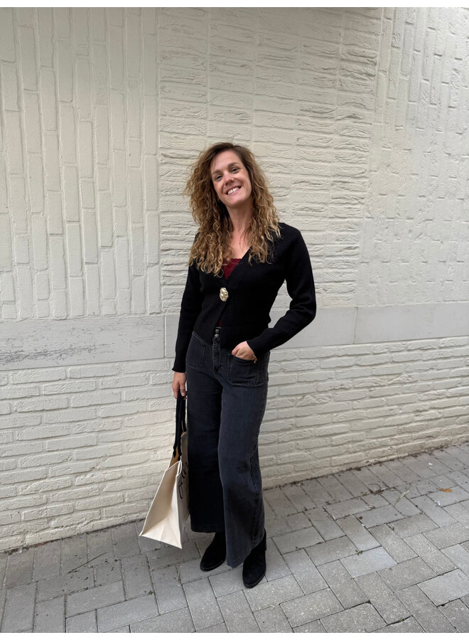 Violette Ankle Wide Petite Grey