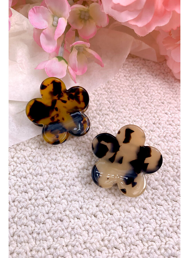 Haarclip Stien Beige