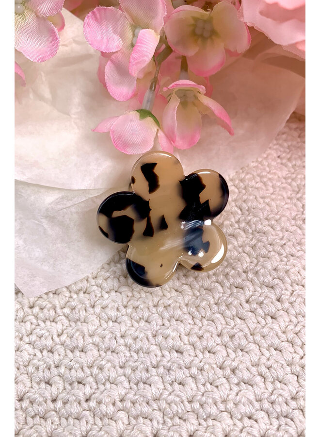 Haarclip Stien Beige