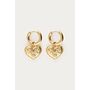 Mystic Oorringen met Hart en Roos Goud