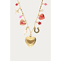 Mystic Bedel Ketting met Hart Goud
